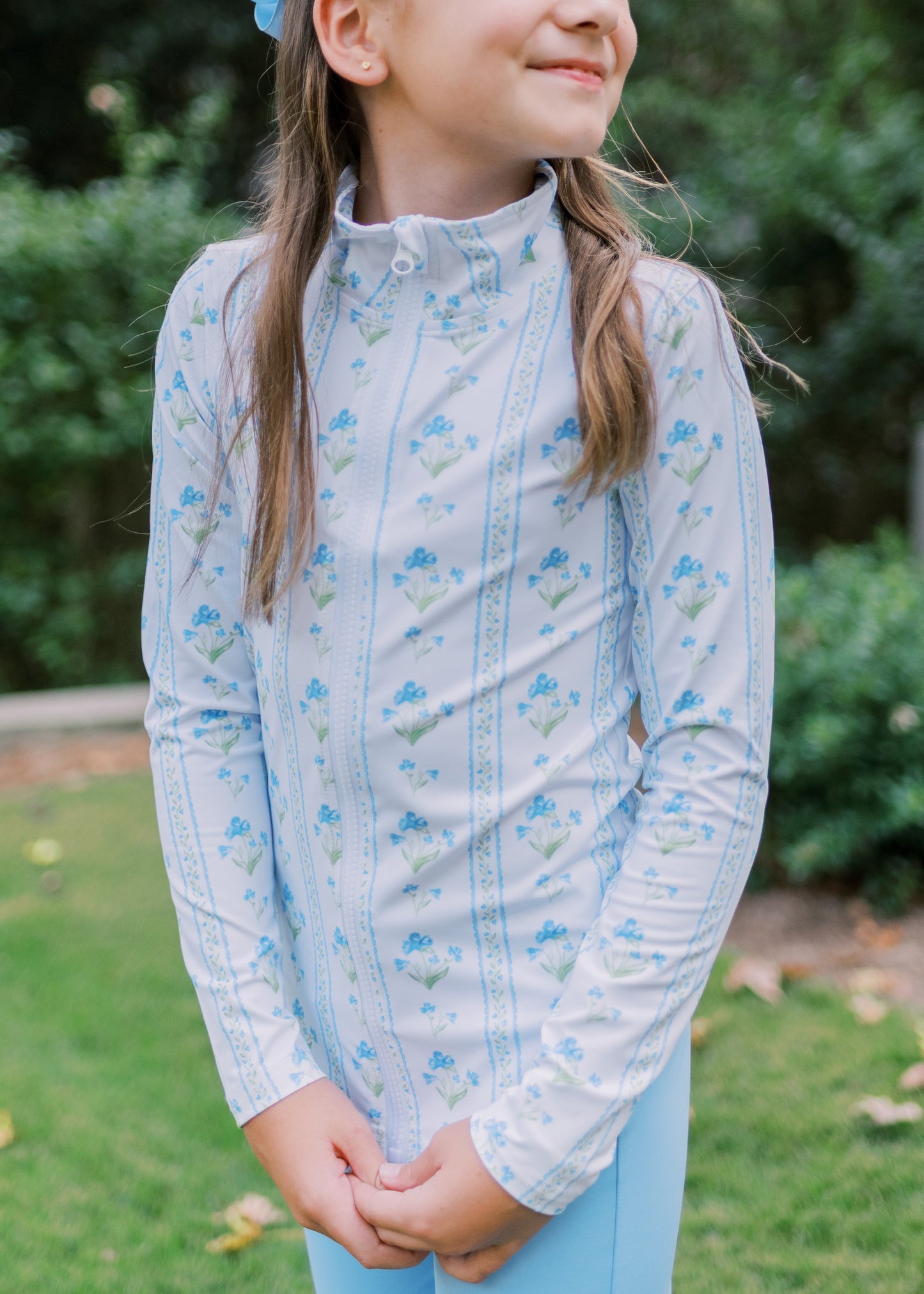 PRE-ORDER Caroline Set in Blue Trellis