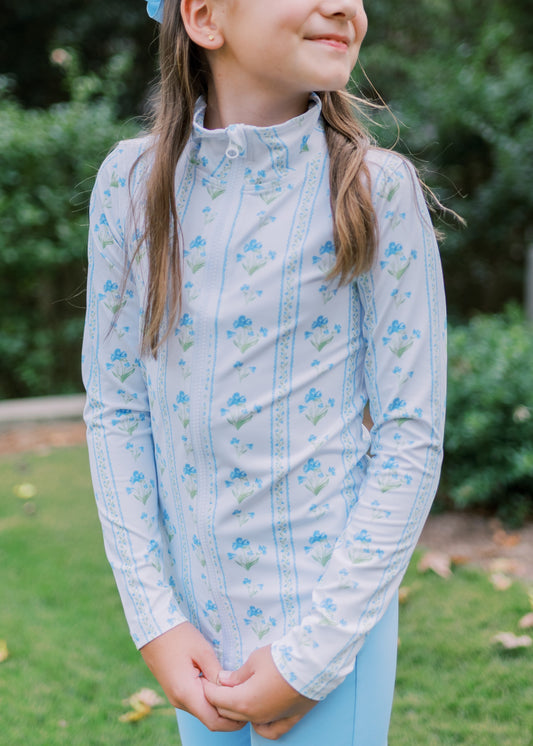 PRE-ORDER Caroline Set in Blue Trellis