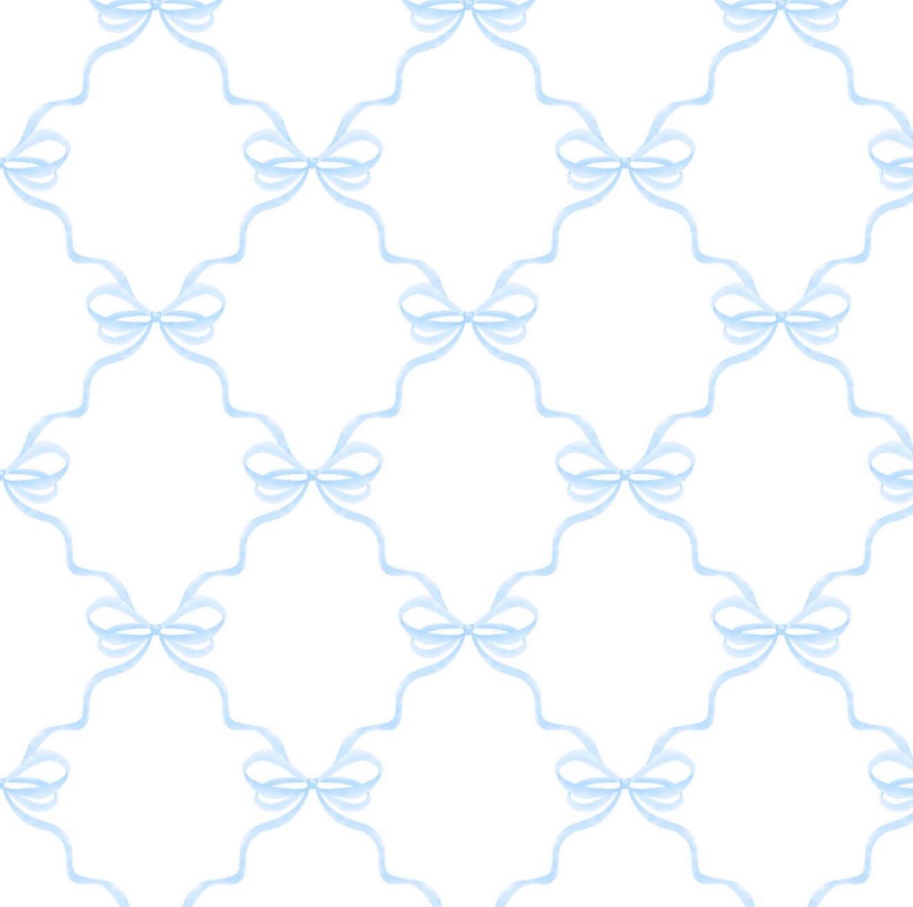 Lollie Set in Blue Coquette Bows
