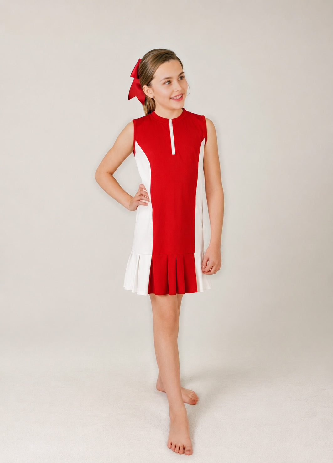 Grace Gameday Dress in Red