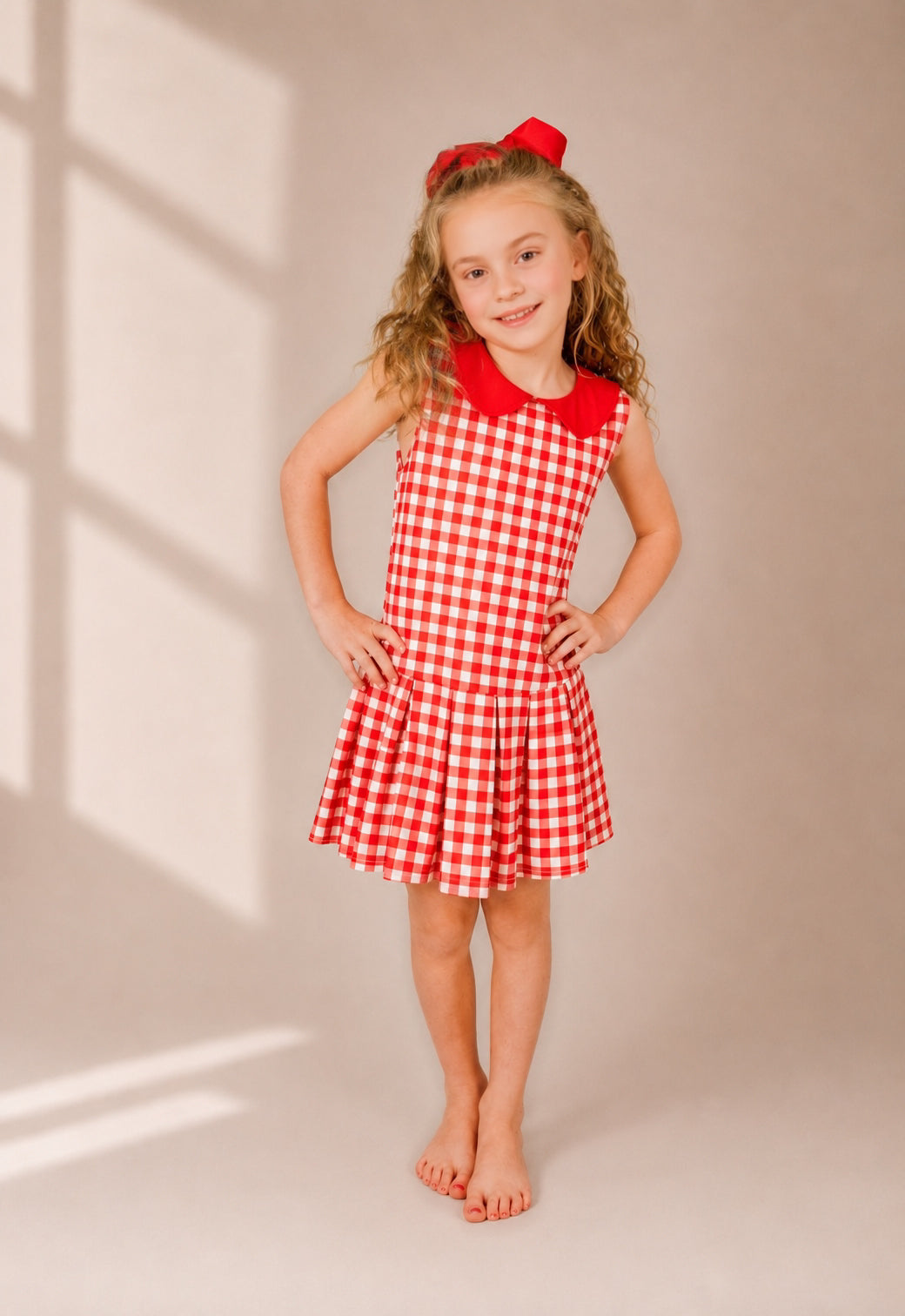 Hannah Gameday Dress in Red