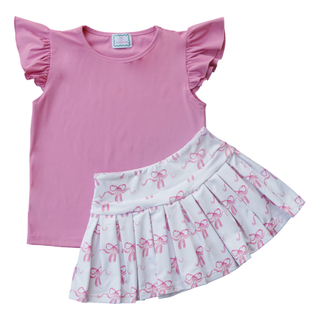 Collins Set in Pink Prim Bows