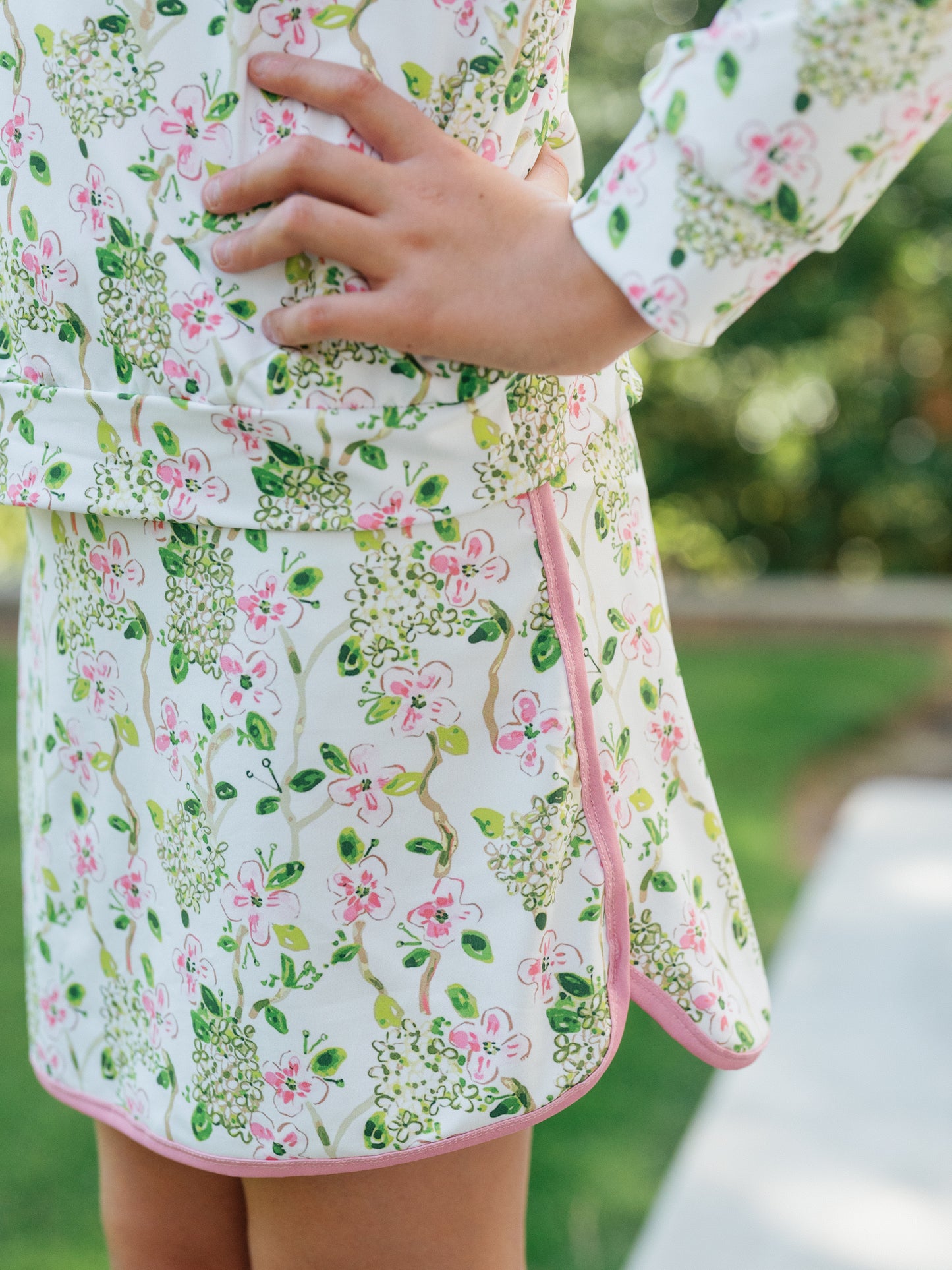 Evelyn Henson x Peachie Prep- Charlotte Set in Dogwood