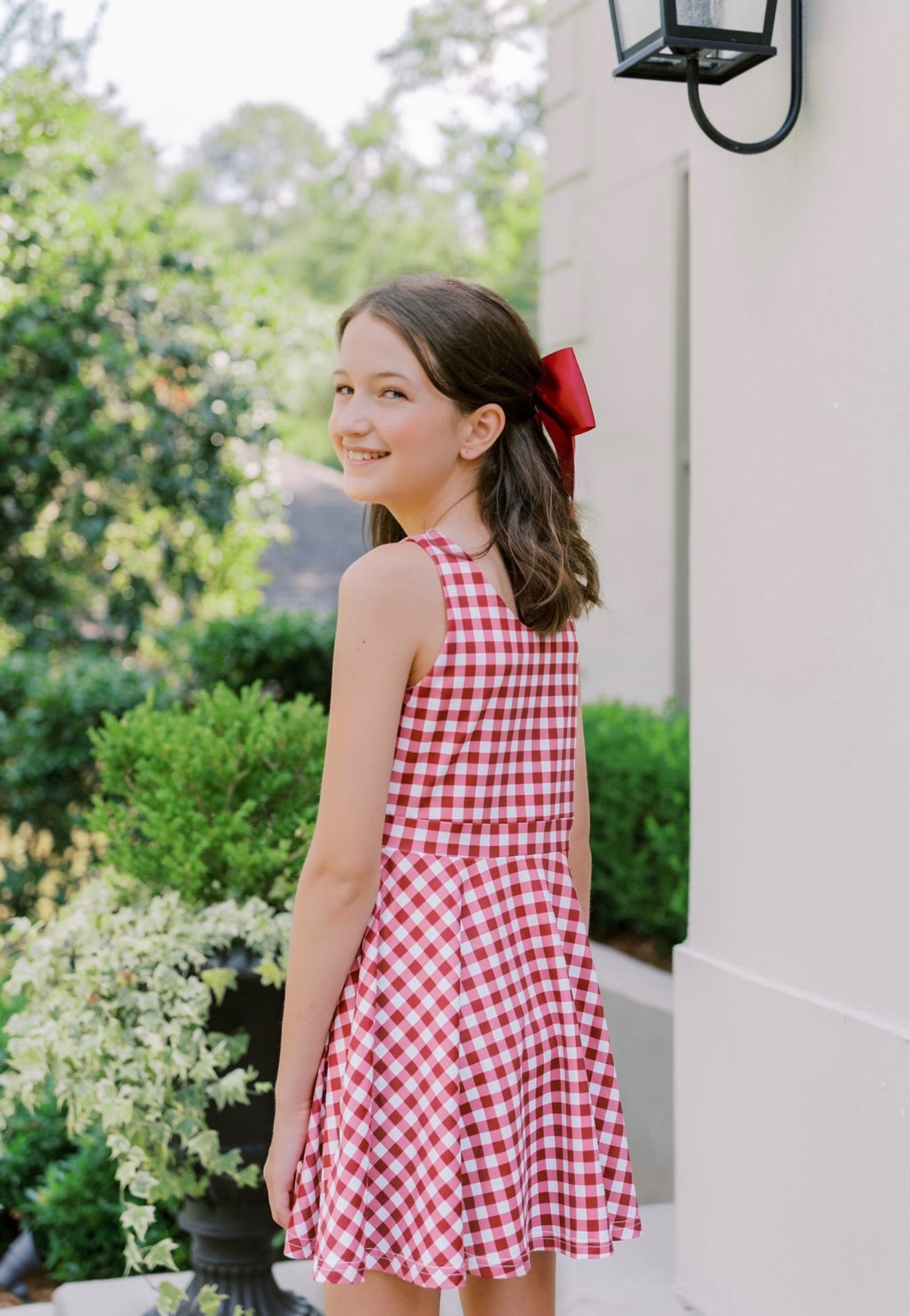 Millie Gameday Dress in Maroon