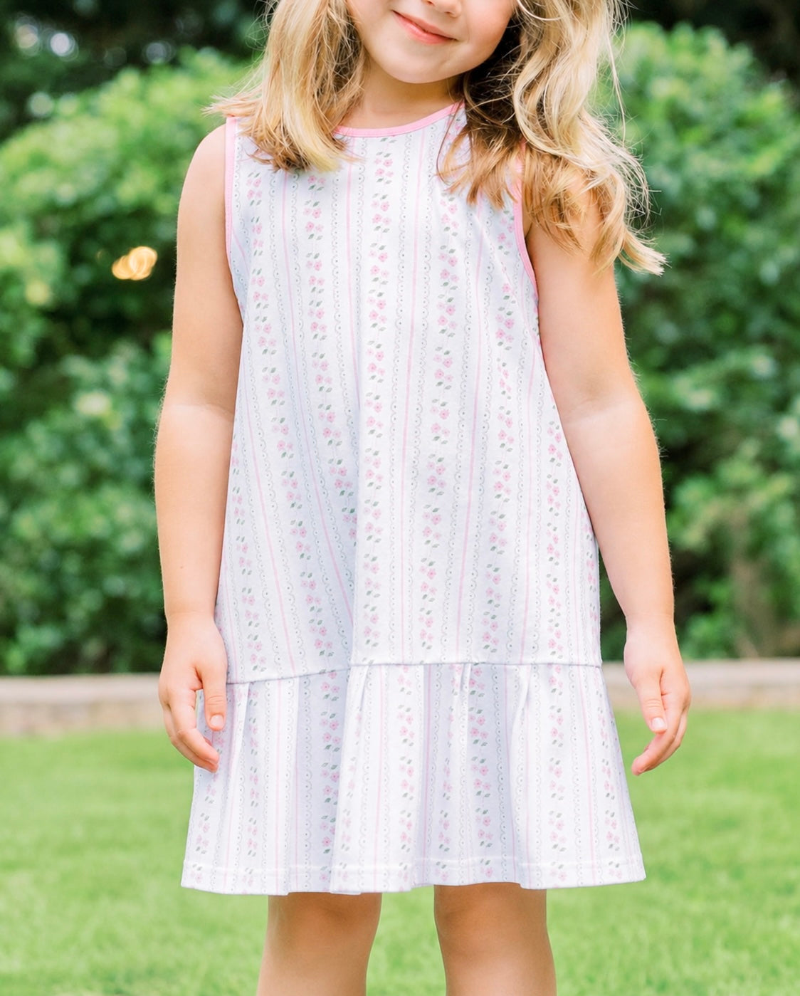 Livvy Tennis Dress in Perfect Pink Hydrangea