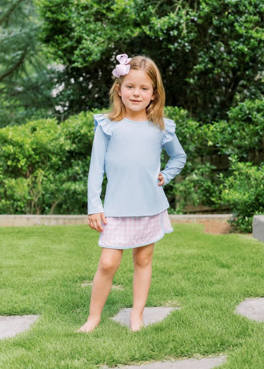 Eliza Set in Pink Gingham