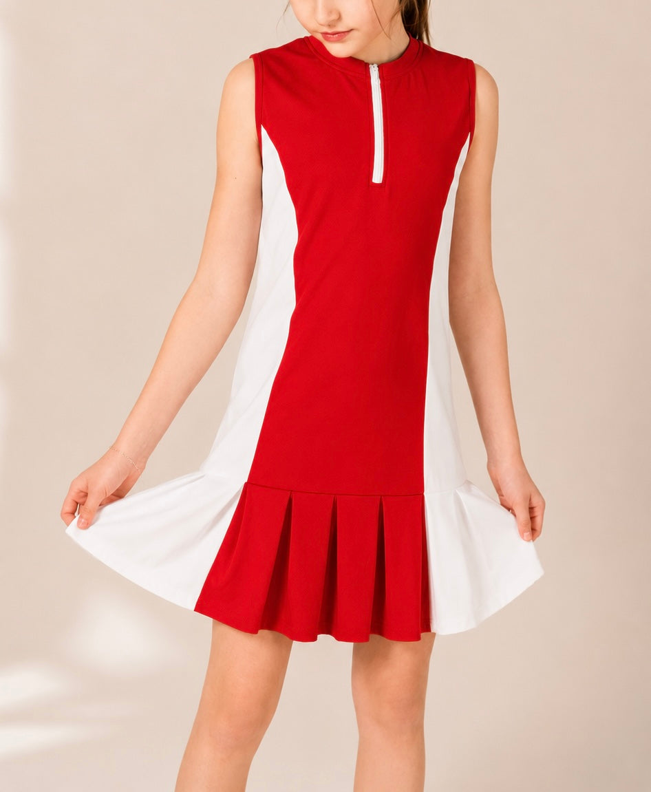 Grace Gameday Dress in Red