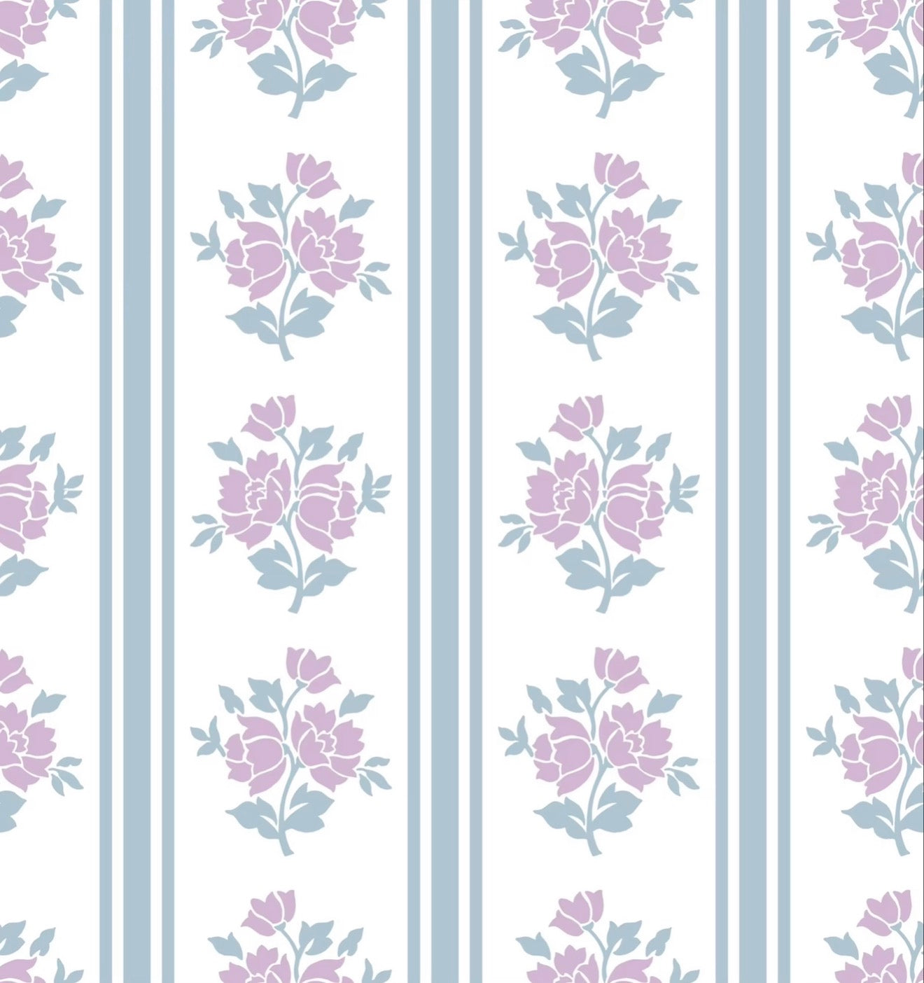 Caroline Set in Lilac Blossoms