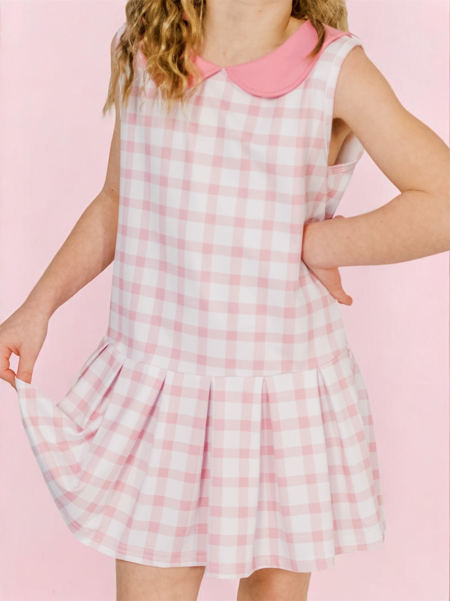 Susannah Dress in Pink Gingham