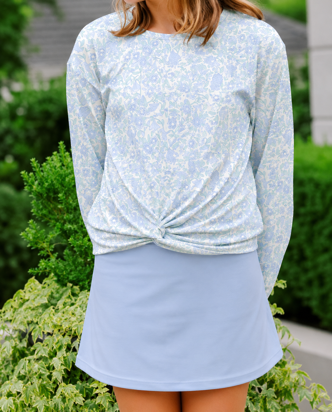 Amelia Set in Blue Garden Party