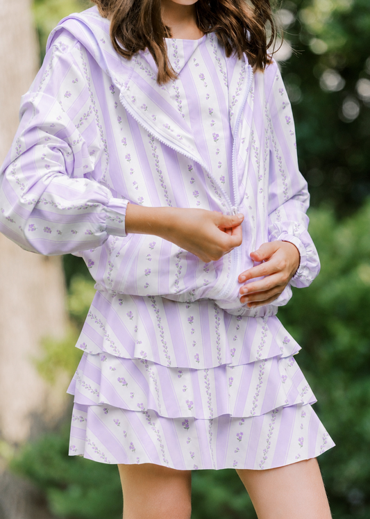 Avery Set in Petite Lavender Rosebud
