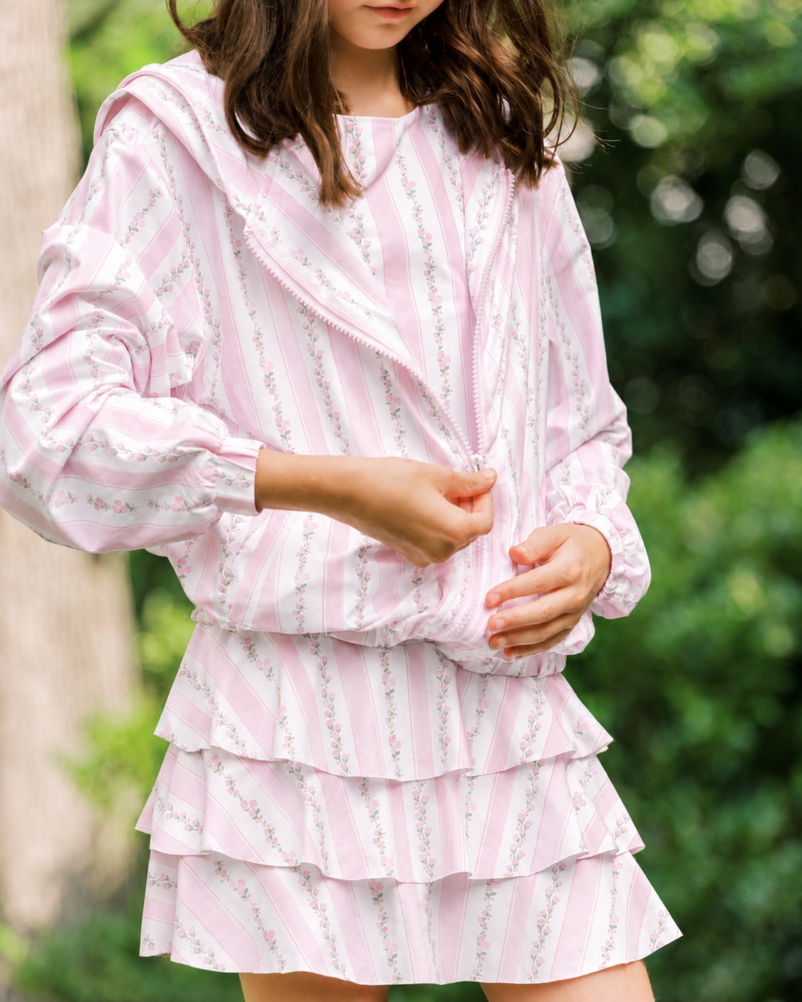 Avery Set in Petite Pink Rosebud