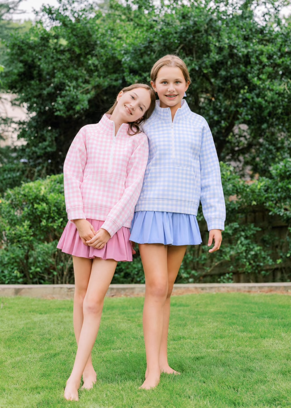 Clara Set in Blue Gingham