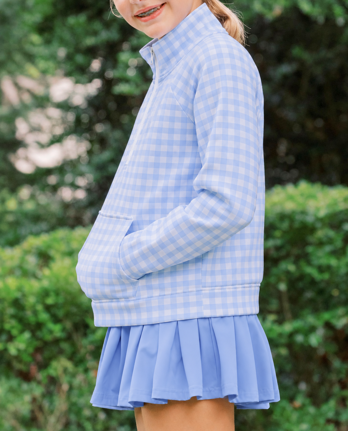 Clara Set in Blue Gingham
