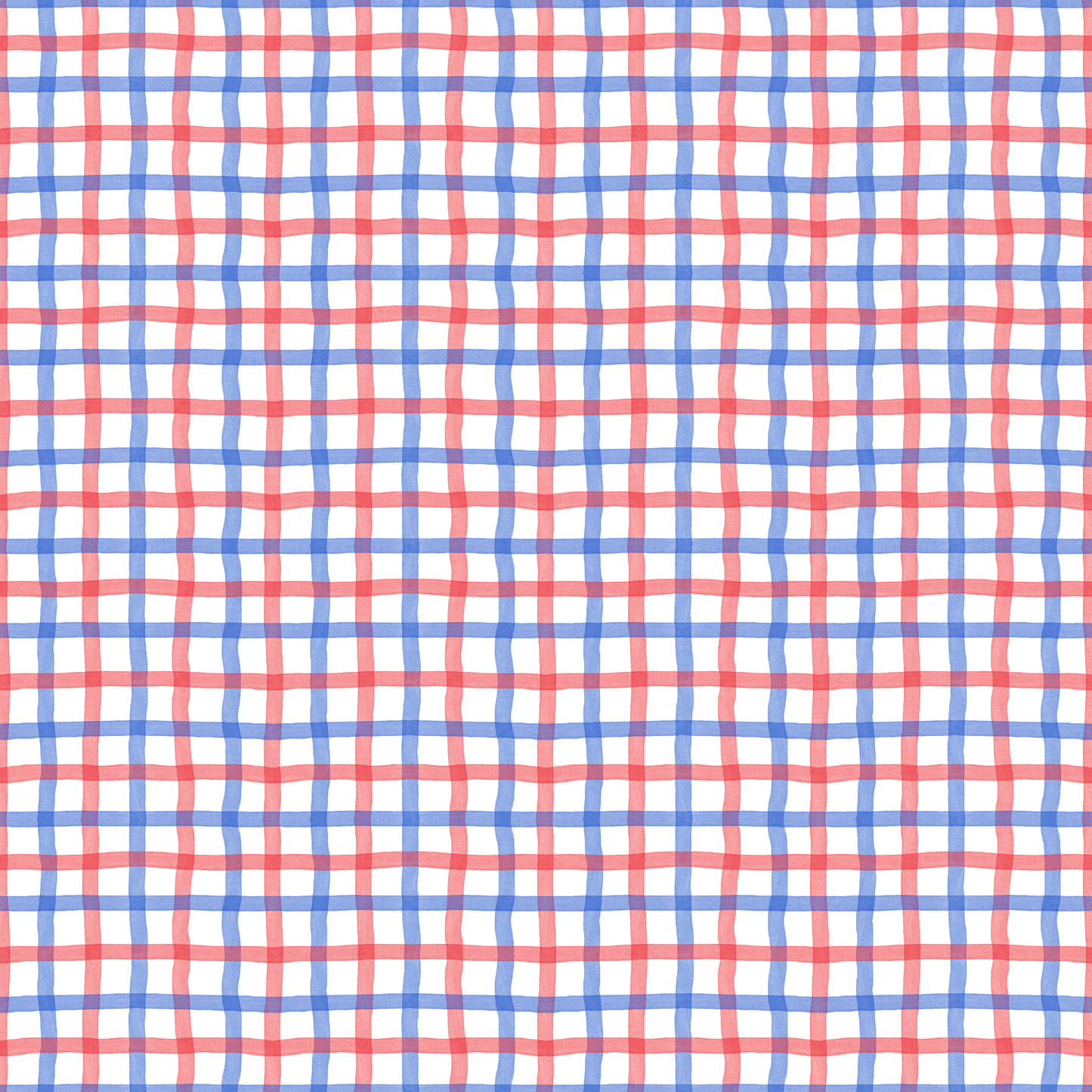 Charlie Set in Patriotic Plaid
